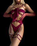 Eliana Wine Red Set four piece