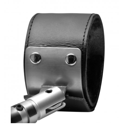 Adjustable Swiveling Spreader Bar with Leather Cuff