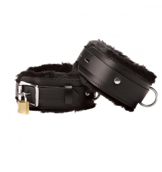 Strict Leather Premium Fur Lined Wrist Cuffs
