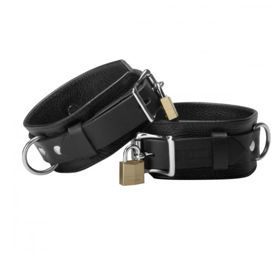 Strict Leather Deluxe Locking Ankle Cuffs