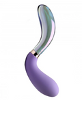 10X Paris Dual Ended Wavy Silicone and Glass Vibrator