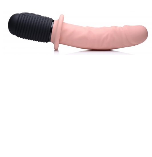 Power Pounder Vibrating and Thrusting Silicone Dildo
