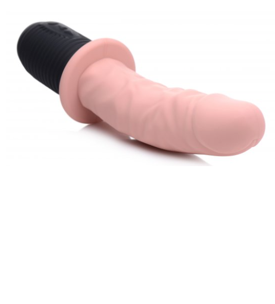 Power Pounder Vibrating and Thrusting Silicone Dildo
