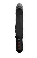 8X Auto Pounder Vibrating and Thrusting Dildo with Handle - Black