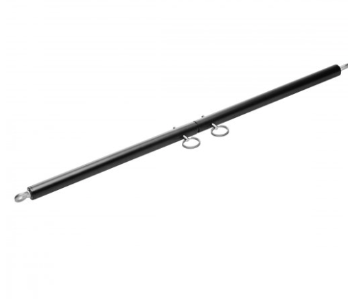 Black Steel Adjustable Pleasure Spreader Bar