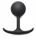 Premium Silicone Round Weighted Anal Plug - XL