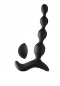 Shock-Beads 80X Vibrating & E-stim Silicone Anal Beads with Remote