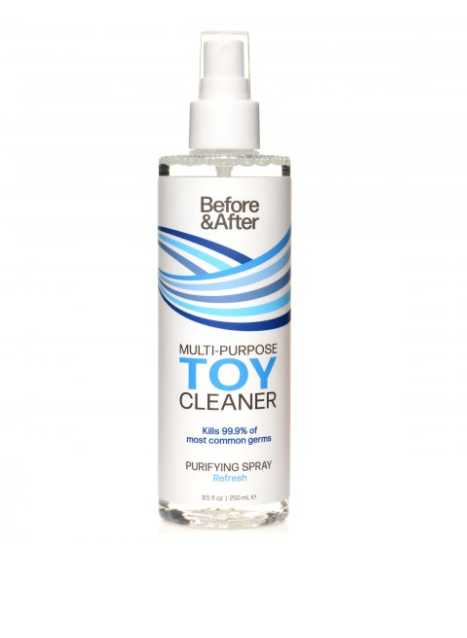 Before and After Anti-Bacterial Adult Toy Cleaner 8 fl oz